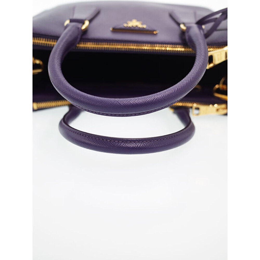 PRADA Galleria Saffiano Leather Shoulder Bag Handbag Bag - Picture 7 of 9